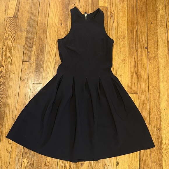 Lululemon Athletica here to there black flare mini dress racerback scuba - Picture 5 of 7